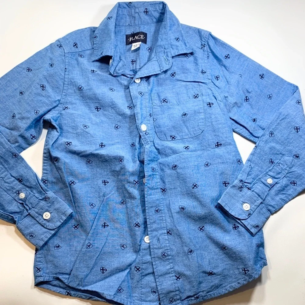 Children’s Place | Button Down Shirt S 5/6 Long Sleeve Top Dressy